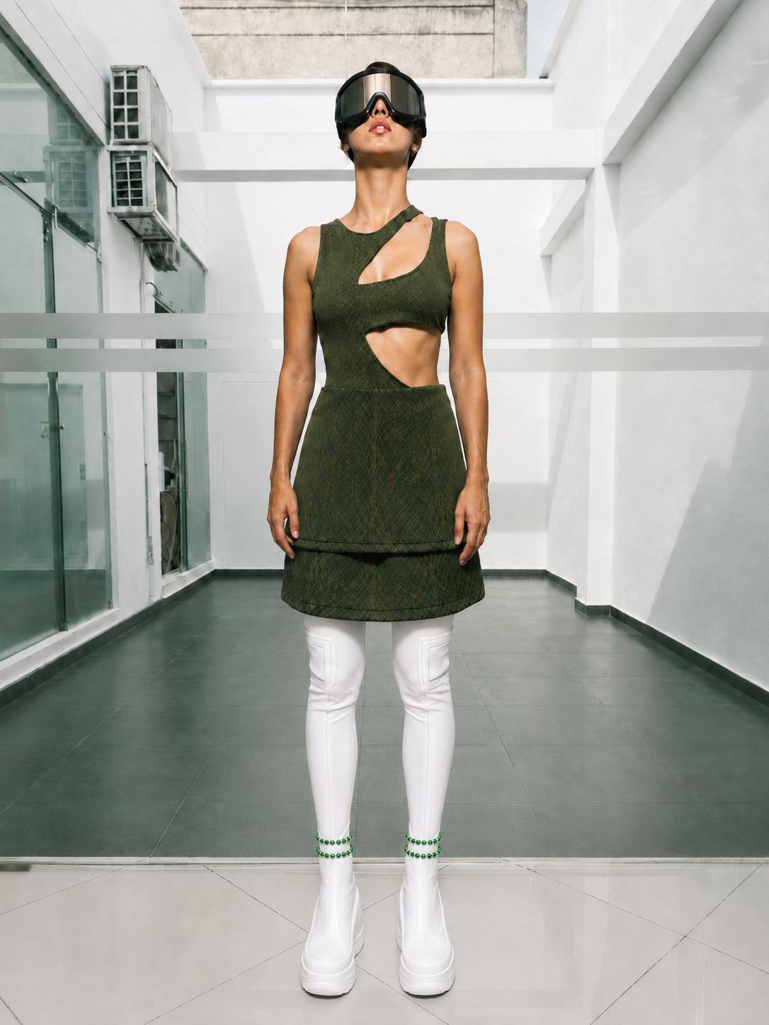 OBSIDIAN CIPHER DRESS